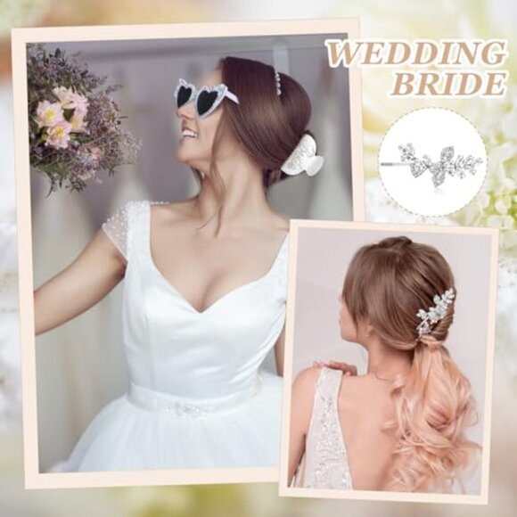 Bride Gift Set Elegant Wedding Accessories Makeup Bag Hair Clips Sunglasses